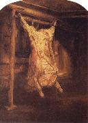 REMBRANDT Harmenszoon van Rijn The Slaughtered Ox oil on canvas